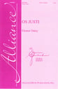 Os justi SSAA choral sheet music cover